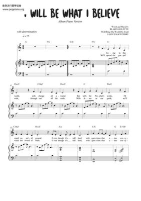 I Will Be What I Believe: Sheet Music PDF Free and Its Allure